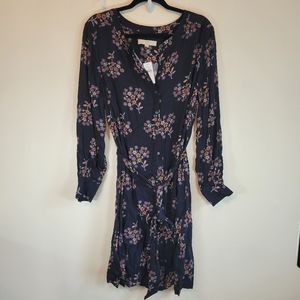 Loft Plus Black Anemone Shirtdress Womens 16 NEW